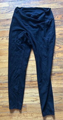 black high-waisted leggings  size large