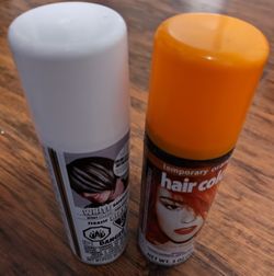 temporary hair color dye spray