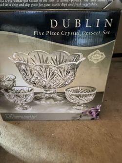 Dublin 5 Piece Crystal Desert Set