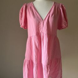 Gap Womens Dress Pink Size M Short Sleeve T-Shirt 100% Cotton