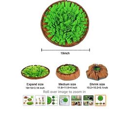 Dog Snuffle Mat Toy Set