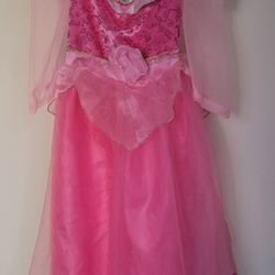 Disney Store Sleeping Beauty Aurora Pink Dress Size 3T