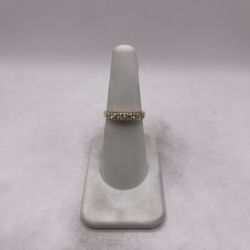 14kt Gold Diamond Engagement Style Band