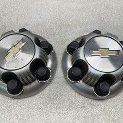 Chevy OEM 6Lug Wheel caps Hubcaps (2x) 
