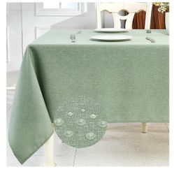 Table Cloth for Rectangle Tables,  52 x 70 Inch