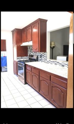 Cherry (light) kitchen