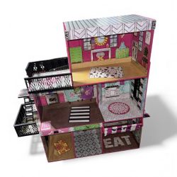 KidKraft Brooklyn Loft Wooden Dollhouse without accessories big doll house girls 