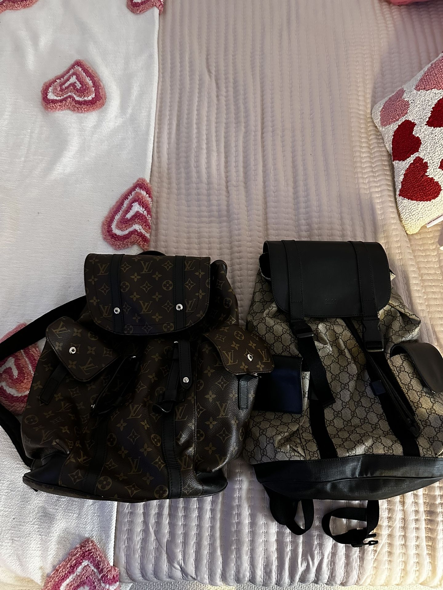LV/Gucci Backpack 