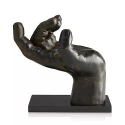 Arteriors Garrick hand sculpture