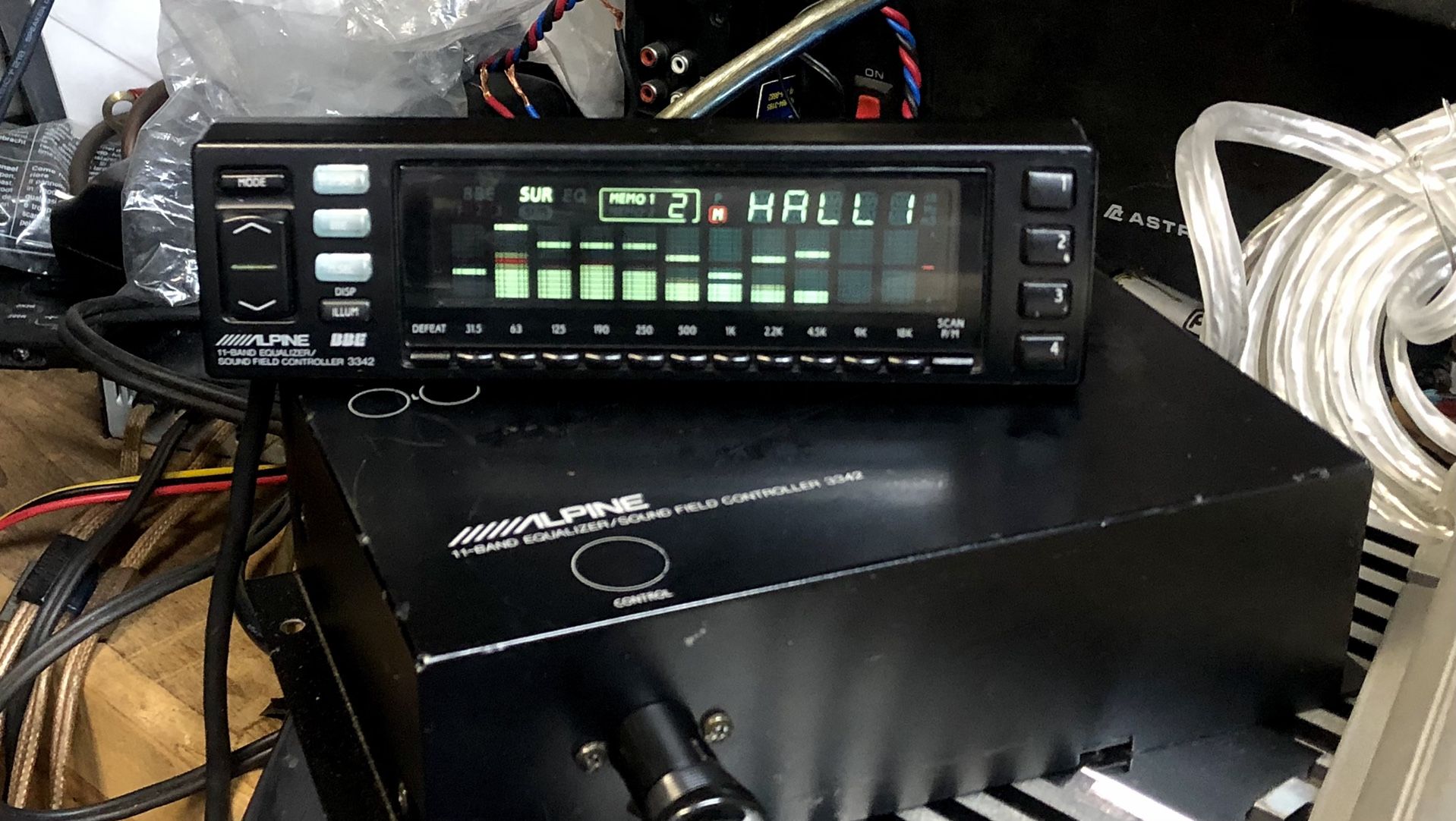 Alpine 3342 11 Band Equalizer Sound Field Controller BBE for Sale in ...