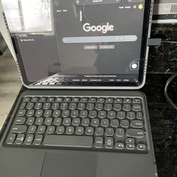 iPad Air 4 Baby Blue Color With Zipp Keyboard All New