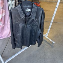 Claude Lamont, Extra Large, Black, Leather Jacket Excellent