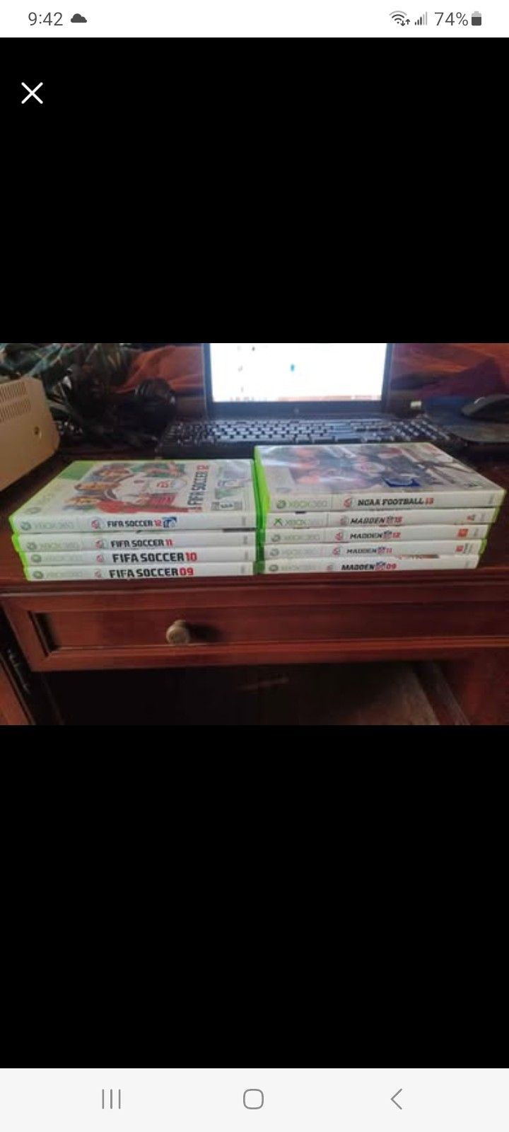 XBOX 360 FUTBOL-FOOTBALL GAMES BUNDLE $100 FINAL PRICE