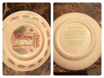 Avon anniversary plates