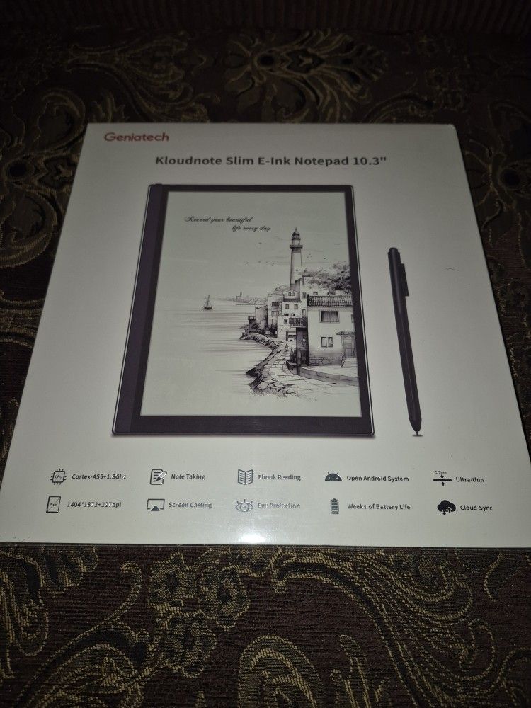 Geniatech Kloudnote Slim 10.3" Digital Notebook, E Ink Tablet