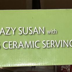 Lazy Susan With 5 Serving Bowls
