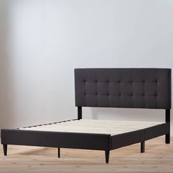 Tara Upholstered Platform Queen Bed Frame 