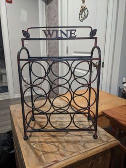 9 bottle wine rack