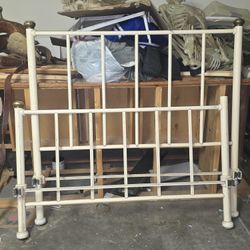Antique Iron Bed 