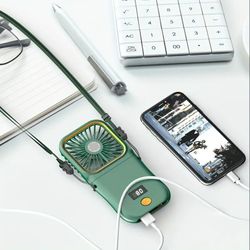 Digital Disply Folding Halter Small  Fan
