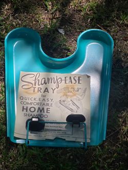 1960s Turquoise SHAMP EASE TRAY for Home Shampoo Never used