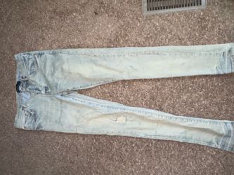 Purple jeans