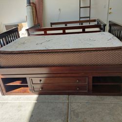 Two Twin-Sized Beds That Can Be Stacked  To Make One Bunk Bed For Sale