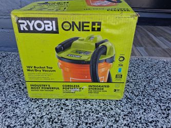 BUCKET VACUUM RYOBI 18V TOOL ONLY
