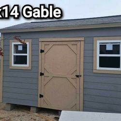 10x14 gable shed Perfect For utility backyard storage Room (Read Description For More Info )