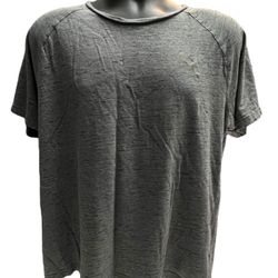 PUMA Gray Heather Performance Tee Men’s  Large Raglan Athletic Fit Lightweight