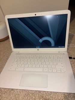 White HP Chromebook 14