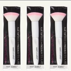 4 Pieces Of wet n wild Makeup Brush| Flat Top Kabuki Brush