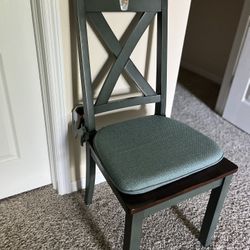 Antique Dining Chair With Cushion