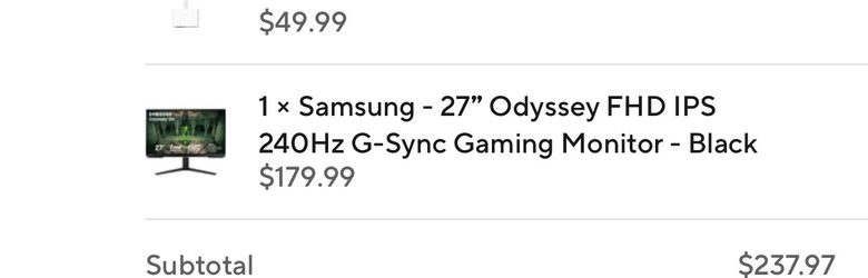 Samsung - 27” Odyssey FHD IPS 240Hz G-Sync Gaming Monitor
