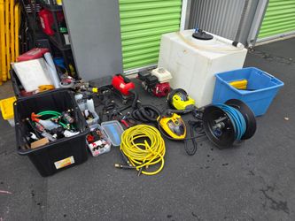 Car wash detail equipment selling all together