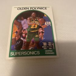 Basketball NBA HOOPS 1989 Olden Polynice #152