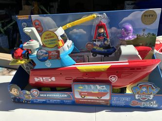 New In Box Paw Patrol Sea Patrol - Sea Patroller Transforming Vehicle with Lights and Sounds