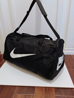 Nike Y2K Black and White Swoosh Gym Travel Bag 