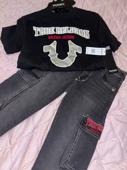 True Religion Brand Jeans T-Shirt and Jeans Set