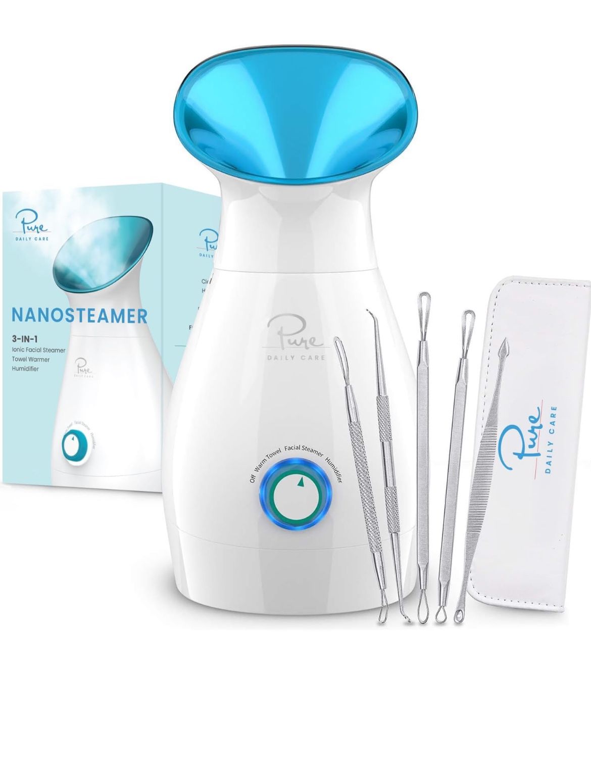 3-in-1 Nano Ionic Facial Steamer