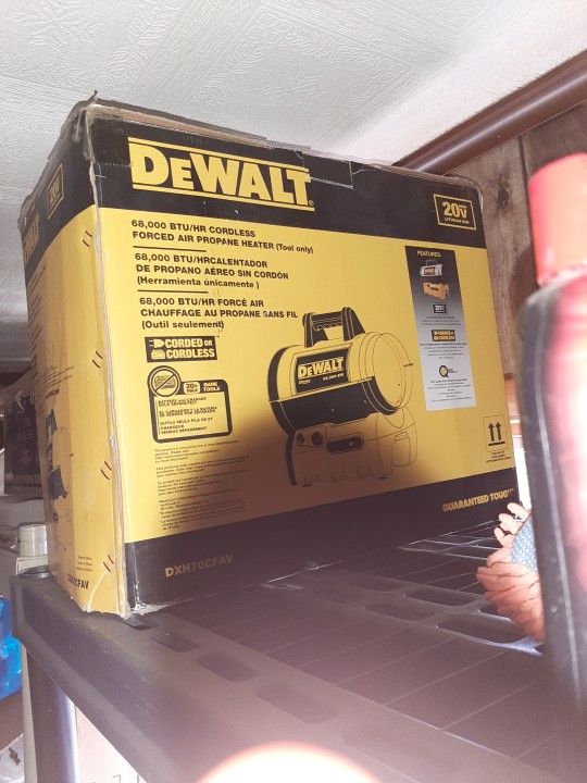 Dewalt Propane Heater 68000btu