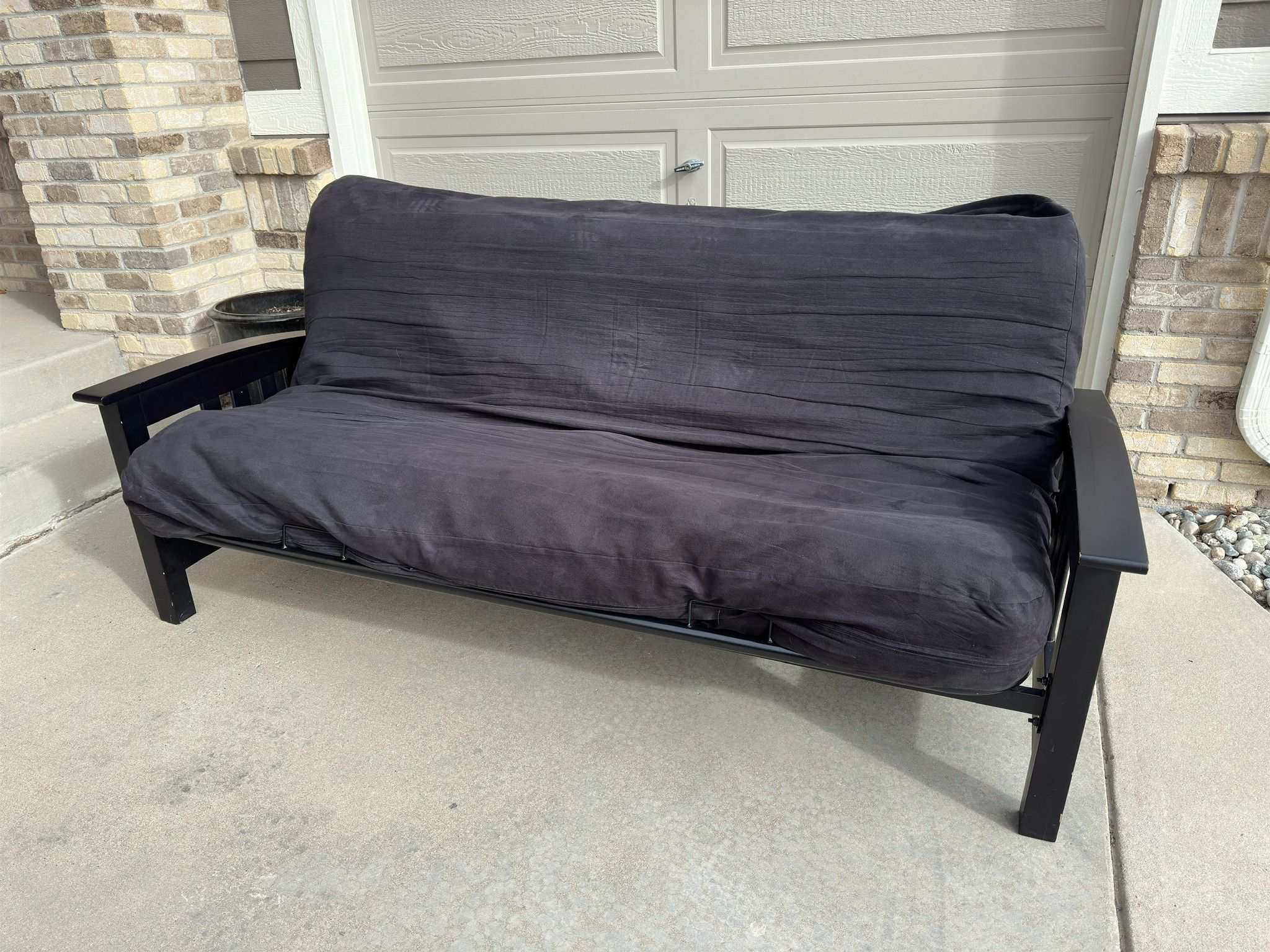 FREE Black Futon Sofa!
