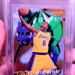 1996 Fleer Rookie Lucky 13 Kobe Bryant 