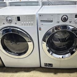 LG Front Load Washer And Dryer Set 