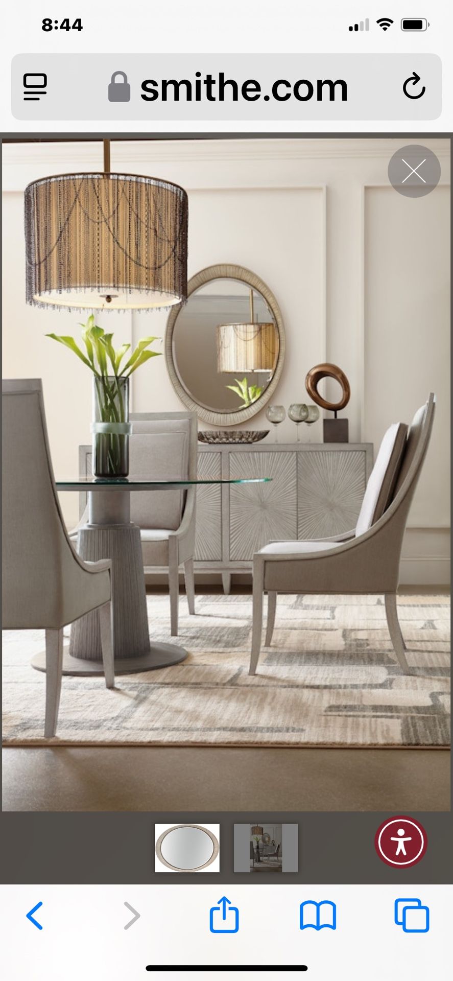 Designer Dining Room Set Excellent Condition