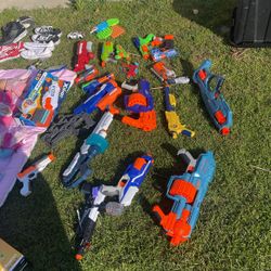 Nerf Guns And Gel Blaster