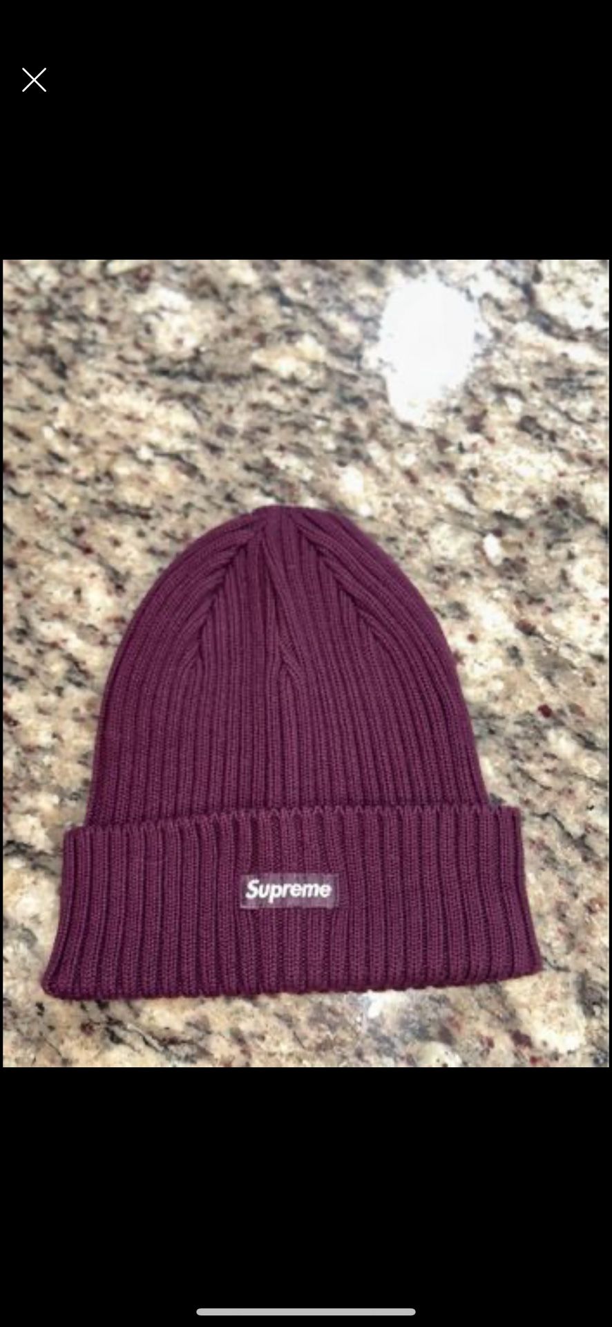 BURGUNDY SUPREME BEANIE  