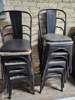 Metal bar chairs
