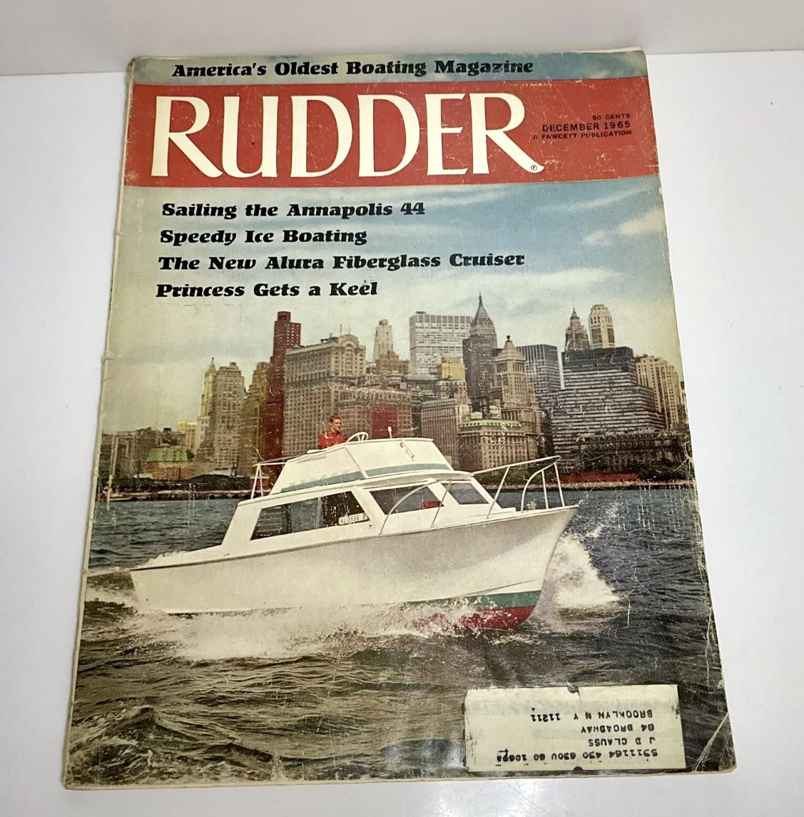The Rudder America’s Oldest Boating Magazine December 1965 Boats Ships Yachts