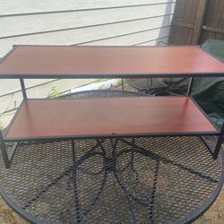 Metal And Wooden Table